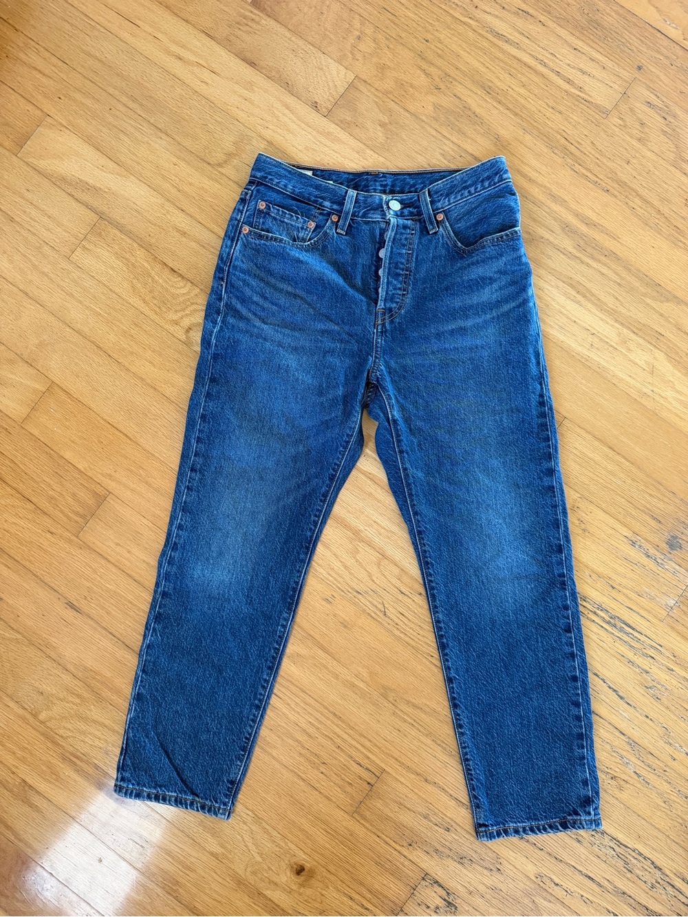 Levi's Women's Skinny Jeans in Blue Wash